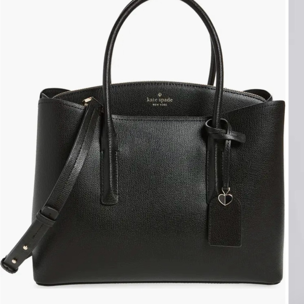 Kate Spade New York Marguax Black Large Satchel Tote Purse
